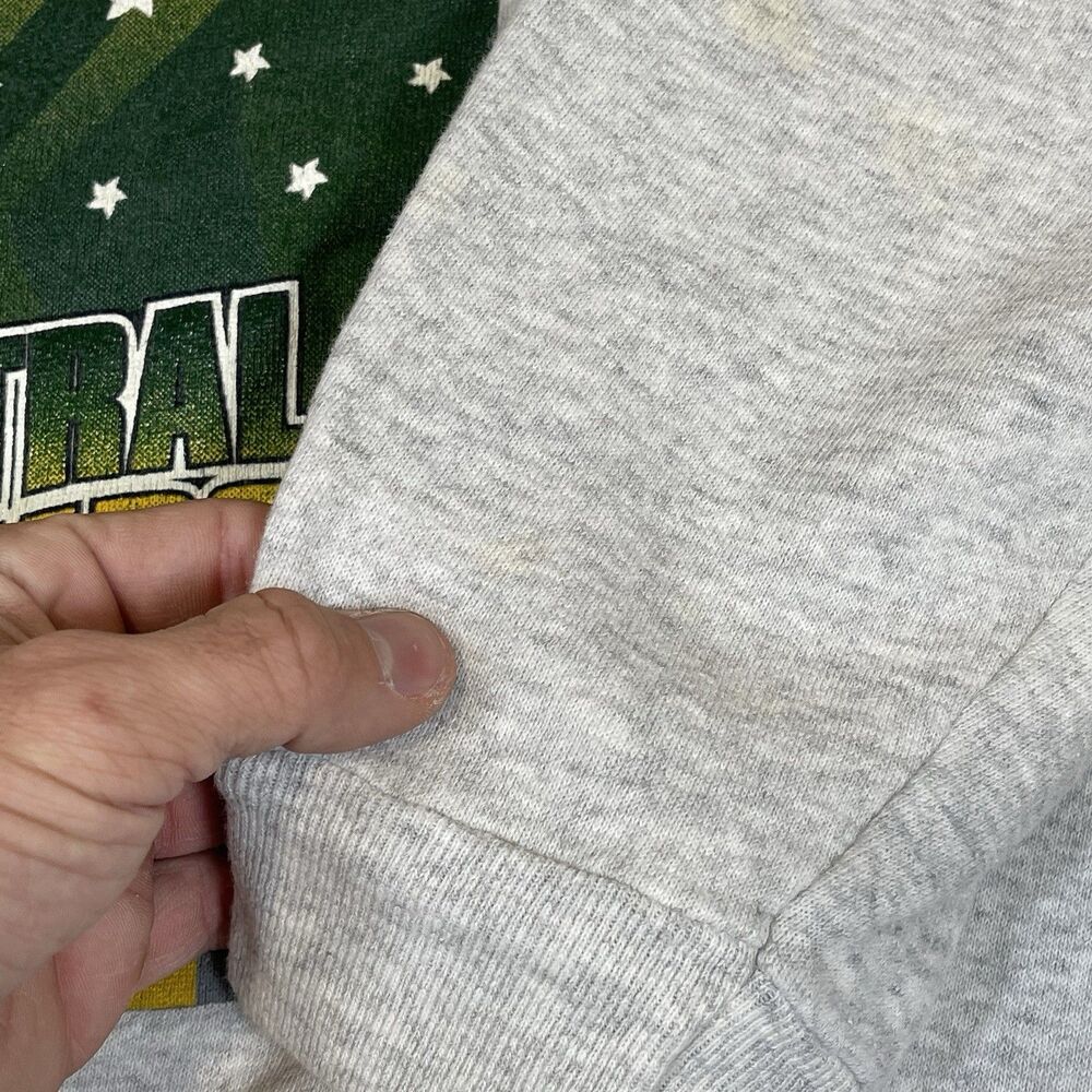 Vintage 1995 Green Bay Packers Crewneck Sweatshirt NFC Champions Gray Size XL - Picture 13 of 14